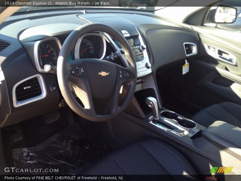 Atlantis Blue Metallic / Jet Black 2014 Chevrolet Equinox LS