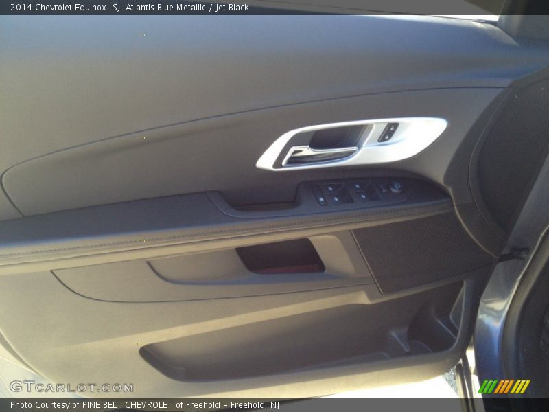 Atlantis Blue Metallic / Jet Black 2014 Chevrolet Equinox LS