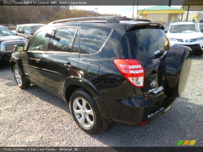 Black / Sand Beige 2011 Toyota RAV4 V6 Limited 4WD