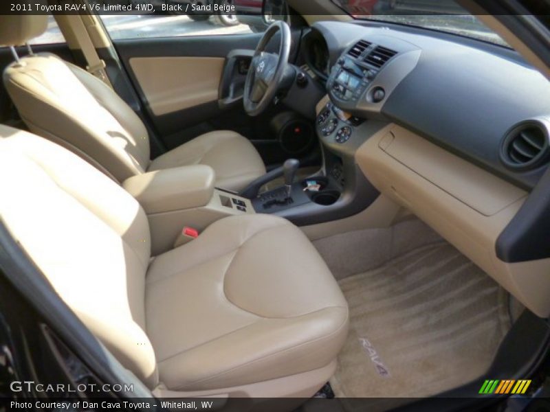 Black / Sand Beige 2011 Toyota RAV4 V6 Limited 4WD