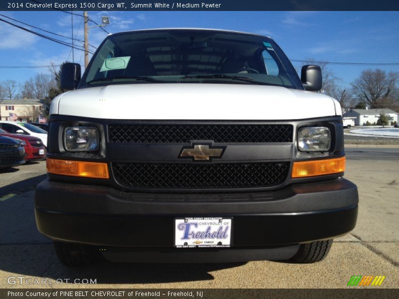 Summit White / Medium Pewter 2014 Chevrolet Express 1500 Cargo WT