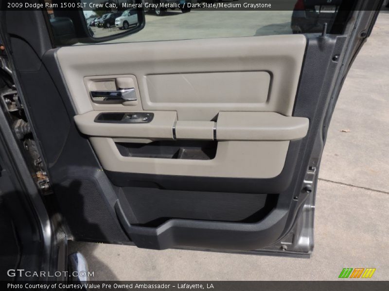 Mineral Gray Metallic / Dark Slate/Medium Graystone 2009 Dodge Ram 1500 SLT Crew Cab
