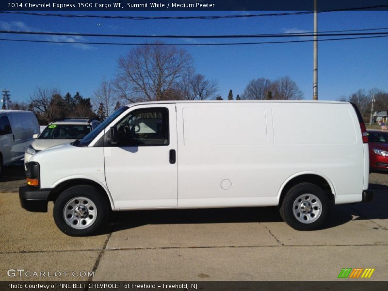 Summit White / Medium Pewter 2014 Chevrolet Express 1500 Cargo WT