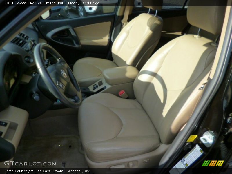 Black / Sand Beige 2011 Toyota RAV4 V6 Limited 4WD