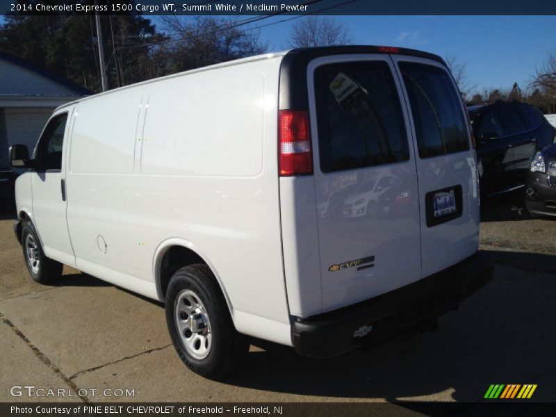 Summit White / Medium Pewter 2014 Chevrolet Express 1500 Cargo WT