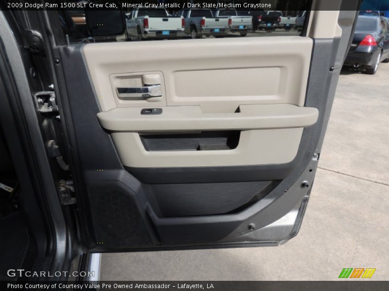 Mineral Gray Metallic / Dark Slate/Medium Graystone 2009 Dodge Ram 1500 SLT Crew Cab