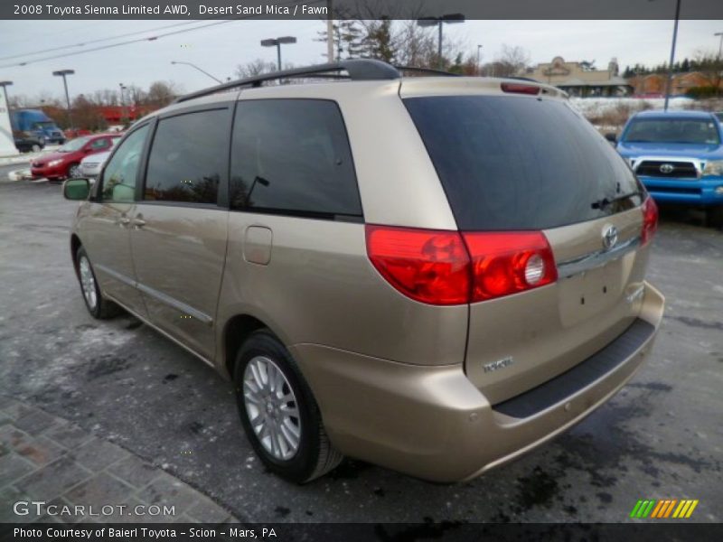 Desert Sand Mica / Fawn 2008 Toyota Sienna Limited AWD