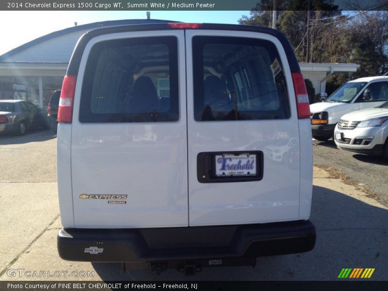 Summit White / Medium Pewter 2014 Chevrolet Express 1500 Cargo WT