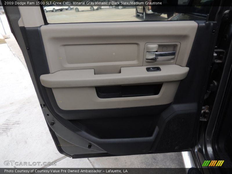 Mineral Gray Metallic / Dark Slate/Medium Graystone 2009 Dodge Ram 1500 SLT Crew Cab