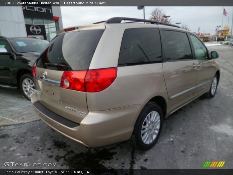 Desert Sand Mica / Fawn 2008 Toyota Sienna Limited AWD