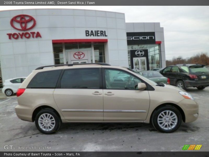 Desert Sand Mica / Fawn 2008 Toyota Sienna Limited AWD