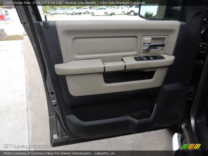 Mineral Gray Metallic / Dark Slate/Medium Graystone 2009 Dodge Ram 1500 SLT Crew Cab