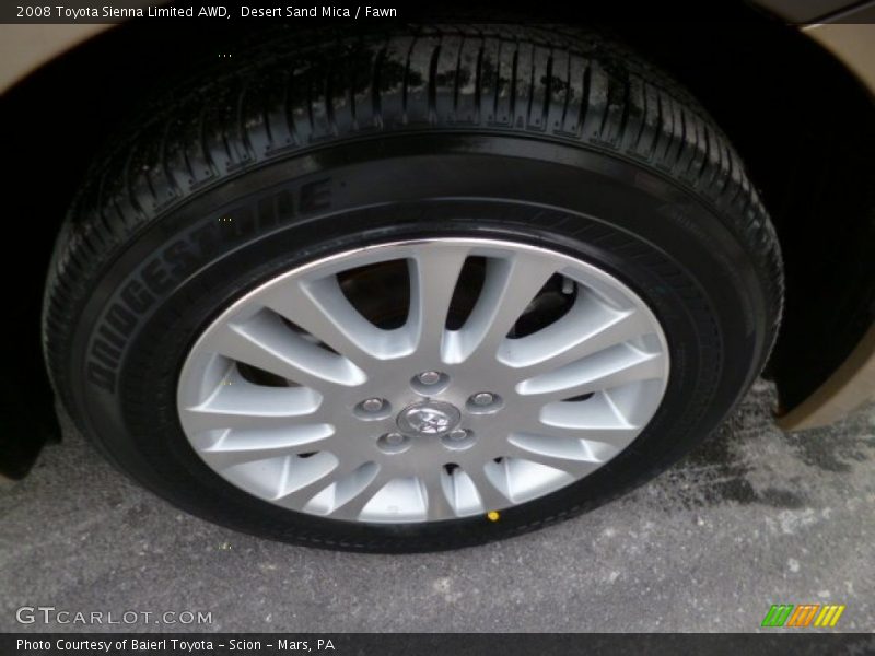 Desert Sand Mica / Fawn 2008 Toyota Sienna Limited AWD