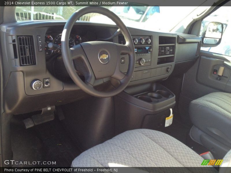 Summit White / Medium Pewter 2014 Chevrolet Express 1500 Cargo WT