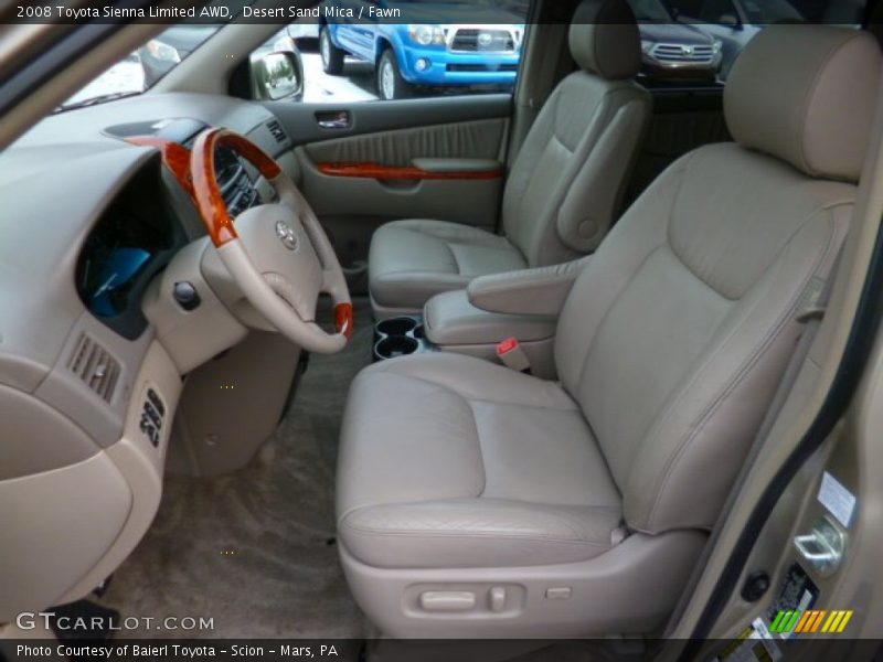 Desert Sand Mica / Fawn 2008 Toyota Sienna Limited AWD