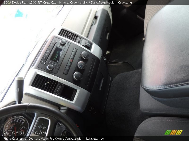 Mineral Gray Metallic / Dark Slate/Medium Graystone 2009 Dodge Ram 1500 SLT Crew Cab