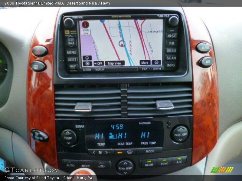 Desert Sand Mica / Fawn 2008 Toyota Sienna Limited AWD