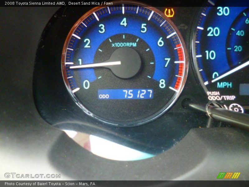 Desert Sand Mica / Fawn 2008 Toyota Sienna Limited AWD