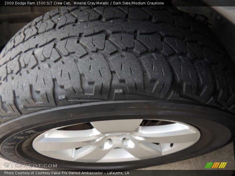 Mineral Gray Metallic / Dark Slate/Medium Graystone 2009 Dodge Ram 1500 SLT Crew Cab