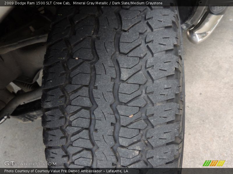 Mineral Gray Metallic / Dark Slate/Medium Graystone 2009 Dodge Ram 1500 SLT Crew Cab