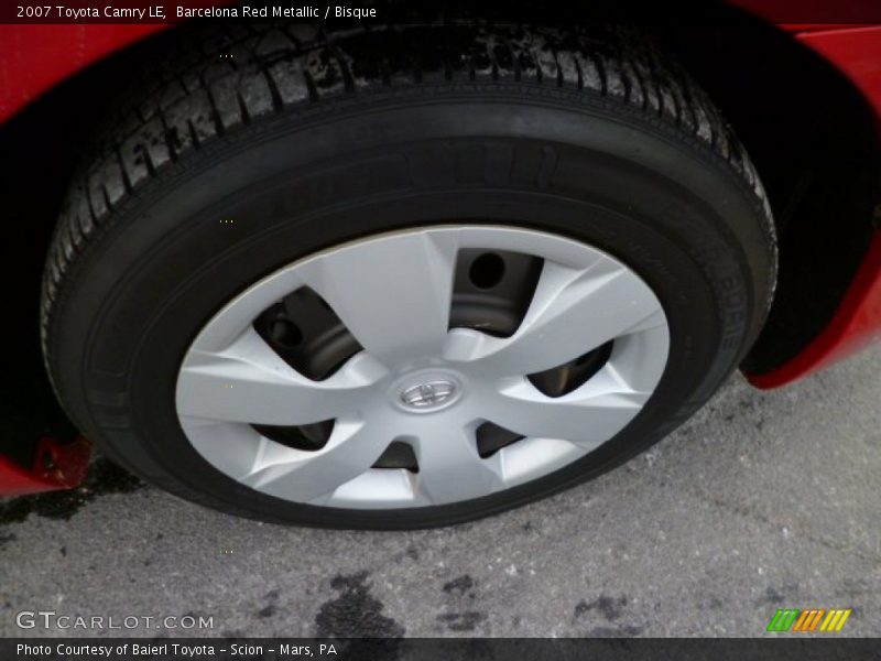 Barcelona Red Metallic / Bisque 2007 Toyota Camry LE