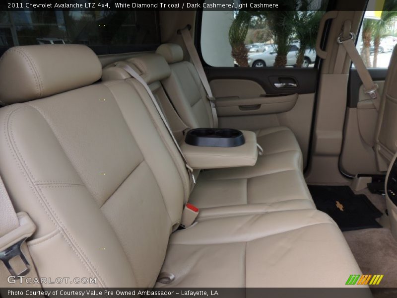 White Diamond Tricoat / Dark Cashmere/Light Cashmere 2011 Chevrolet Avalanche LTZ 4x4
