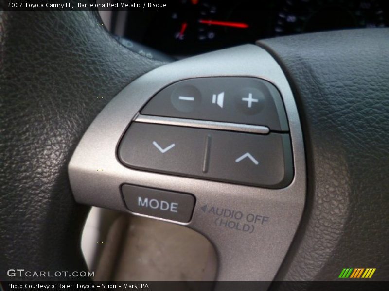 Barcelona Red Metallic / Bisque 2007 Toyota Camry LE