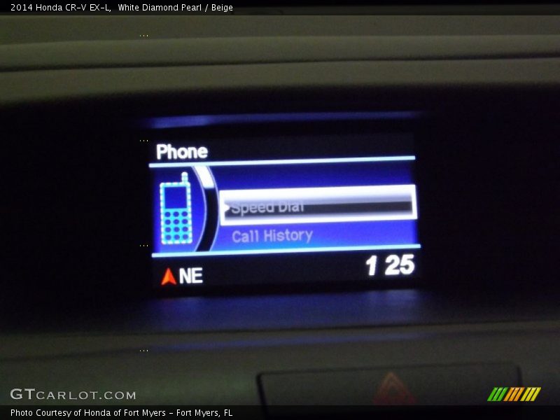 White Diamond Pearl / Beige 2014 Honda CR-V EX-L
