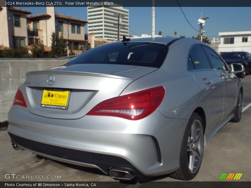 Polar Silver Metallic / Black 2014 Mercedes-Benz CLA 250