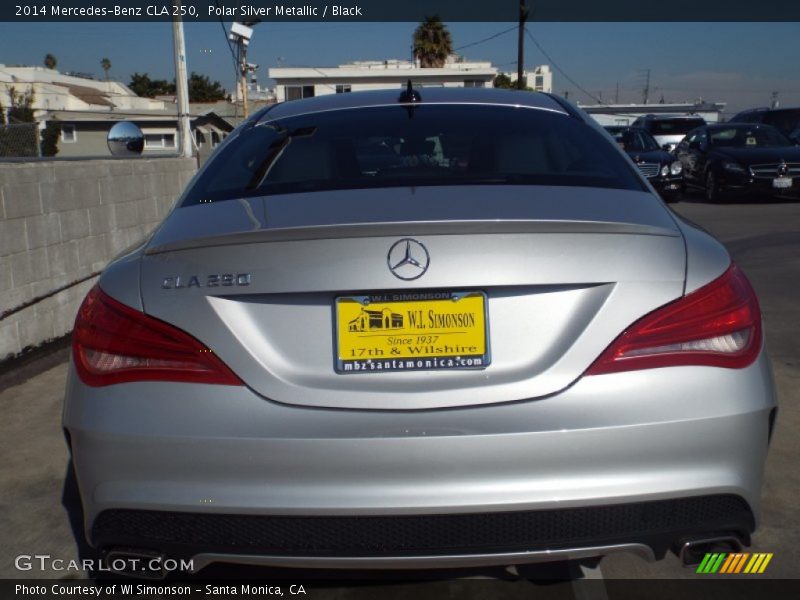 Polar Silver Metallic / Black 2014 Mercedes-Benz CLA 250