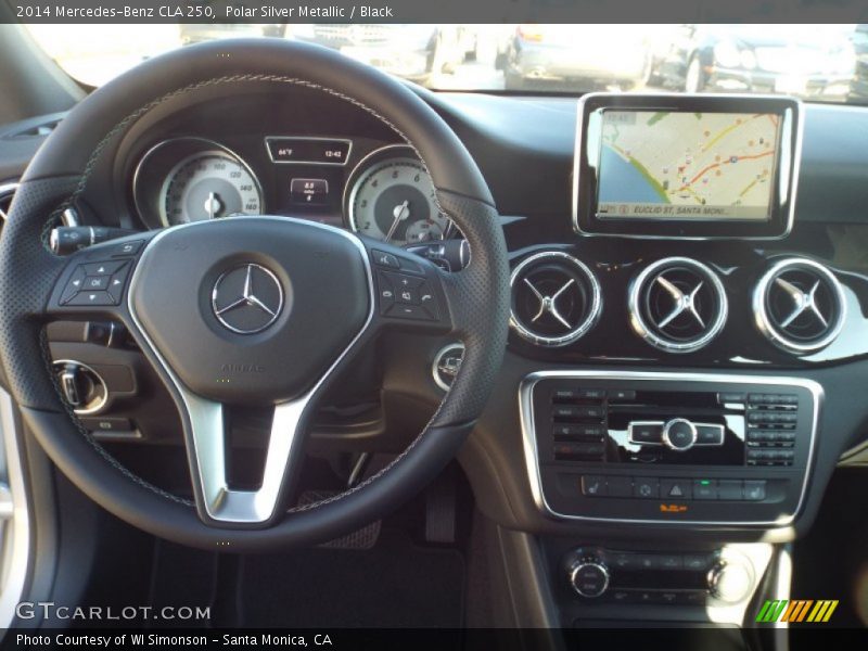 Polar Silver Metallic / Black 2014 Mercedes-Benz CLA 250