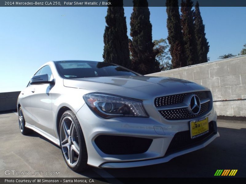 Polar Silver Metallic / Black 2014 Mercedes-Benz CLA 250