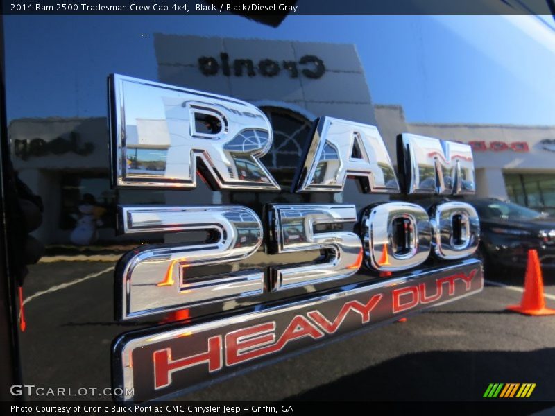 Black / Black/Diesel Gray 2014 Ram 2500 Tradesman Crew Cab 4x4