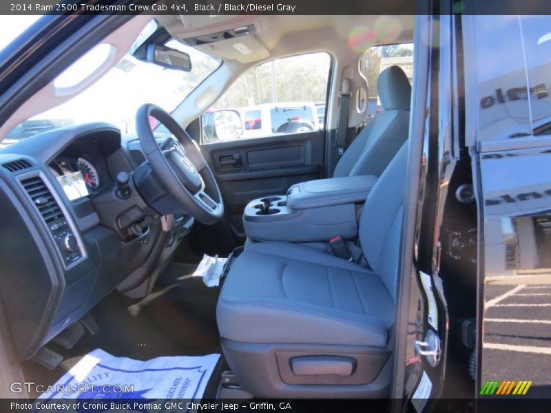 Black / Black/Diesel Gray 2014 Ram 2500 Tradesman Crew Cab 4x4