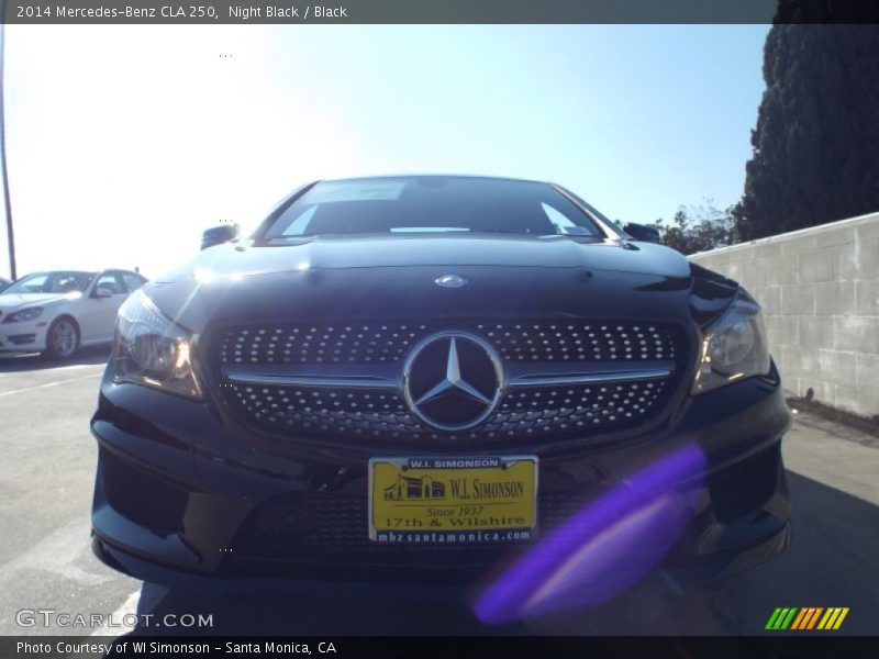 Night Black / Black 2014 Mercedes-Benz CLA 250