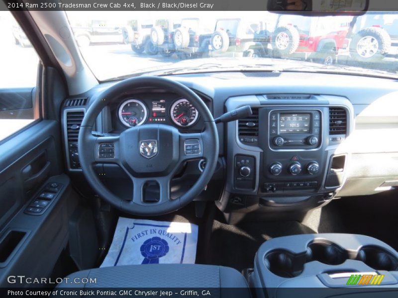 Black / Black/Diesel Gray 2014 Ram 2500 Tradesman Crew Cab 4x4