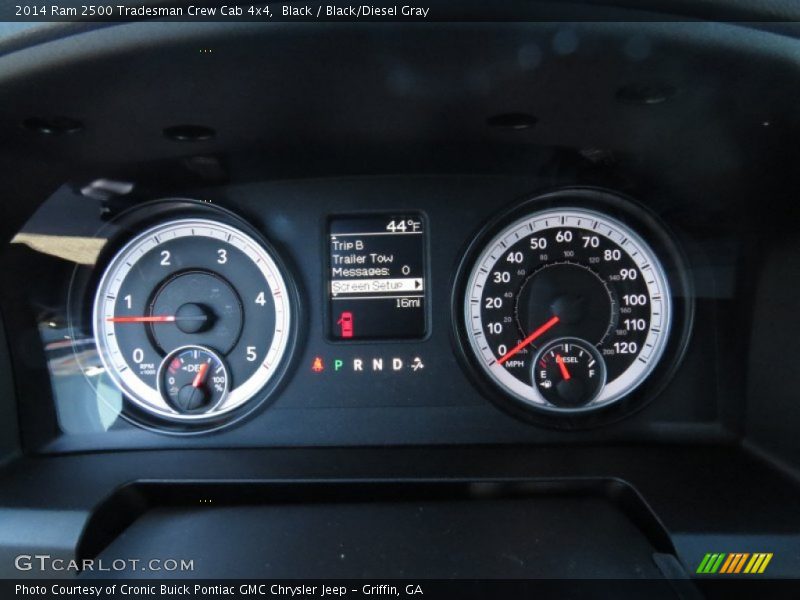 Black / Black/Diesel Gray 2014 Ram 2500 Tradesman Crew Cab 4x4