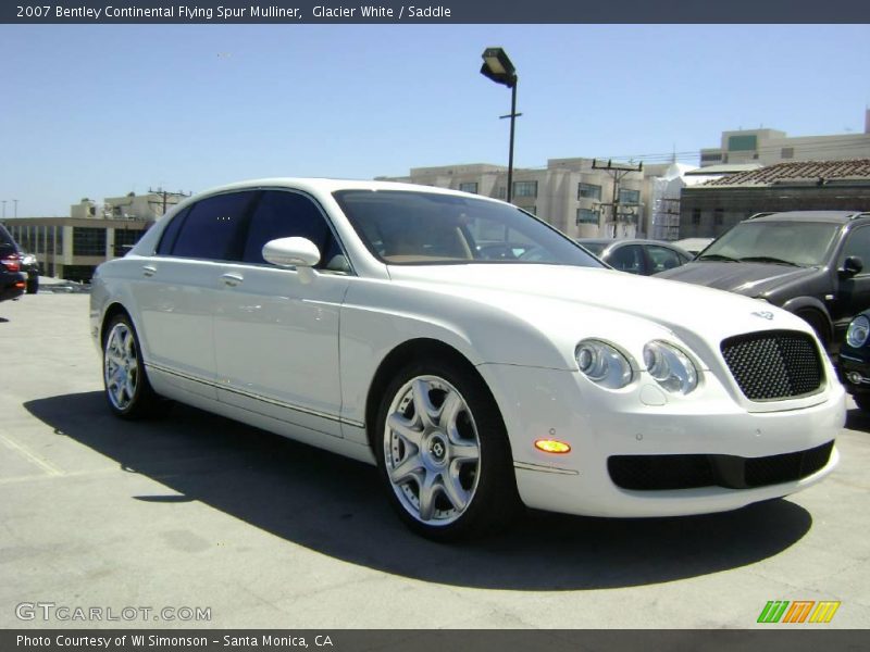 Glacier White / Saddle 2007 Bentley Continental Flying Spur Mulliner