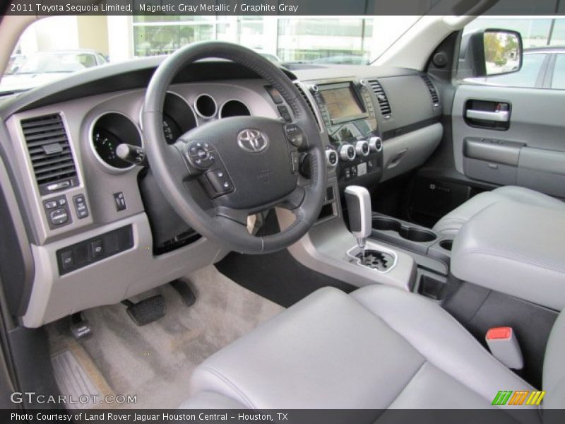 Graphite Gray Interior - 2011 Sequoia Limited 