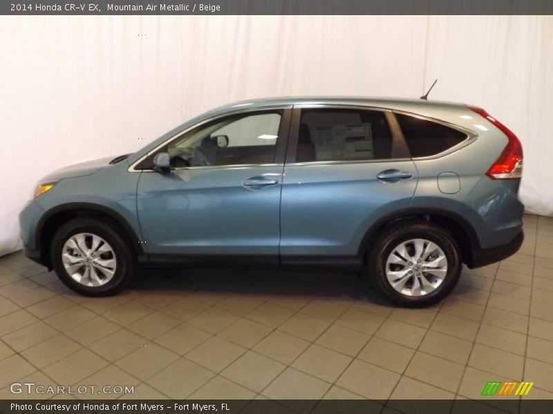 Mountain Air Metallic / Beige 2014 Honda CR-V EX