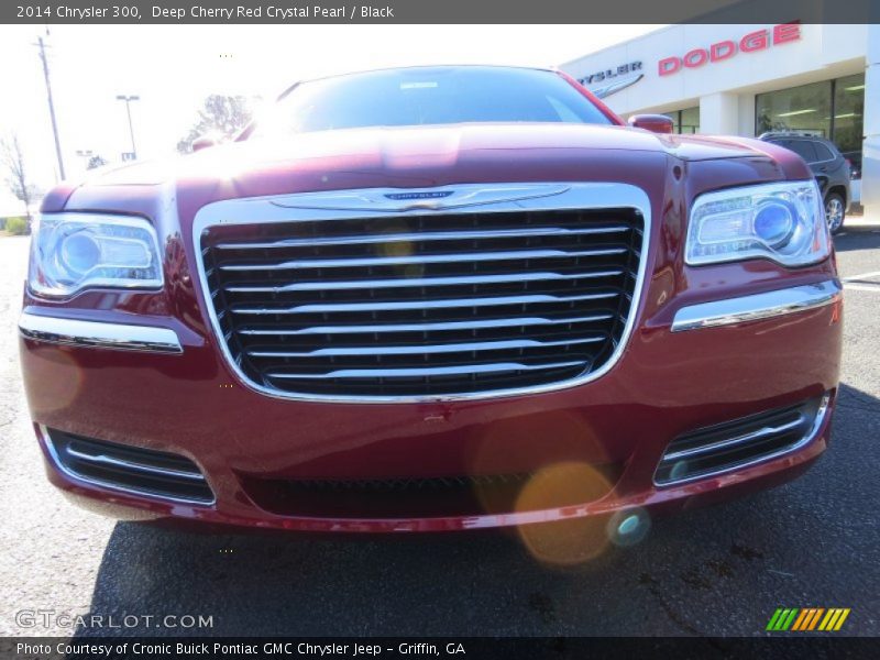 Deep Cherry Red Crystal Pearl / Black 2014 Chrysler 300