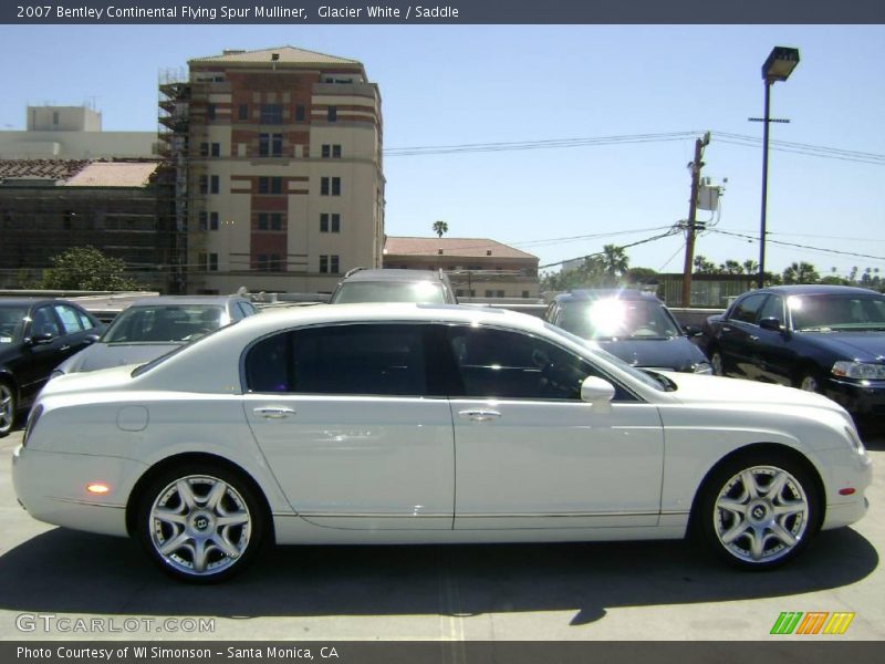 Glacier White / Saddle 2007 Bentley Continental Flying Spur Mulliner