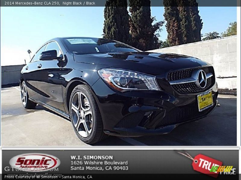 Night Black / Black 2014 Mercedes-Benz CLA 250
