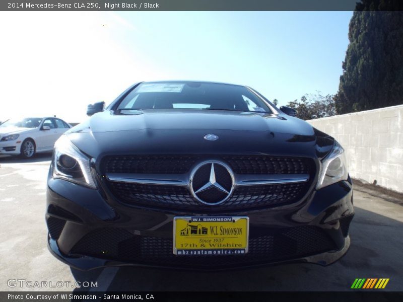 Night Black / Black 2014 Mercedes-Benz CLA 250
