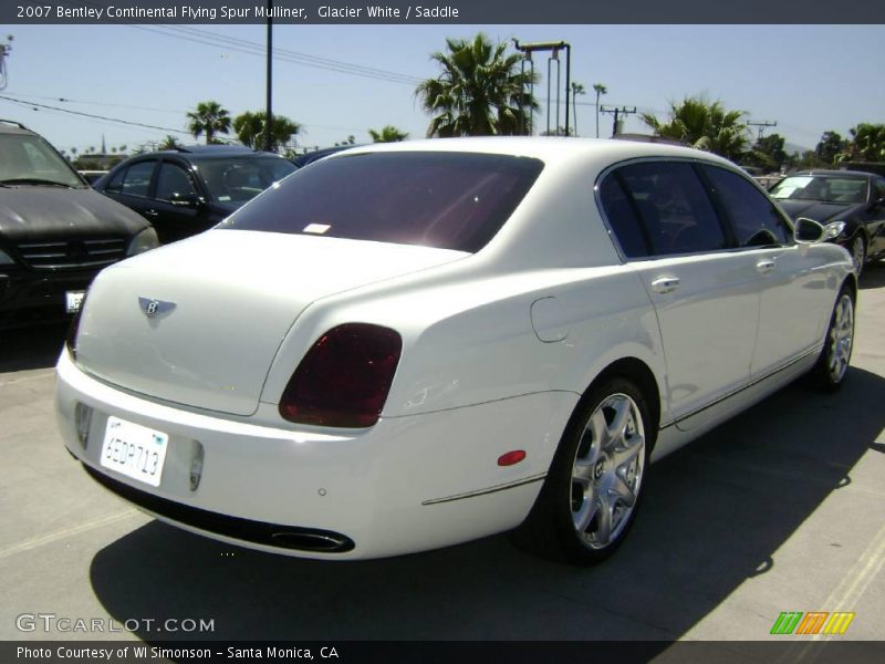 Glacier White / Saddle 2007 Bentley Continental Flying Spur Mulliner