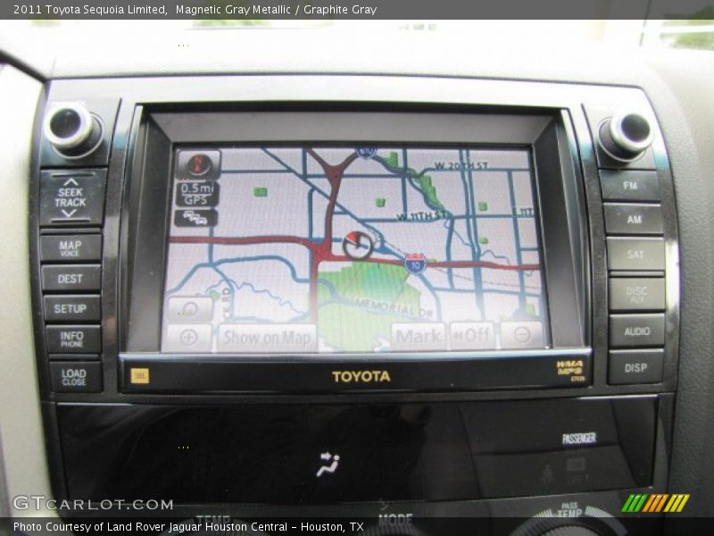 Navigation of 2011 Sequoia Limited