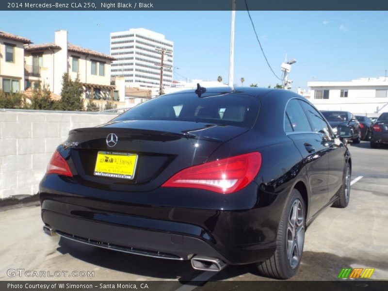 Night Black / Black 2014 Mercedes-Benz CLA 250