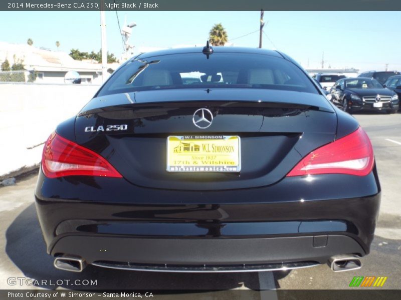 Night Black / Black 2014 Mercedes-Benz CLA 250