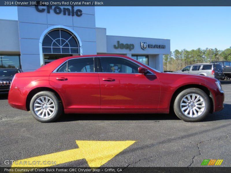 Deep Cherry Red Crystal Pearl / Black 2014 Chrysler 300