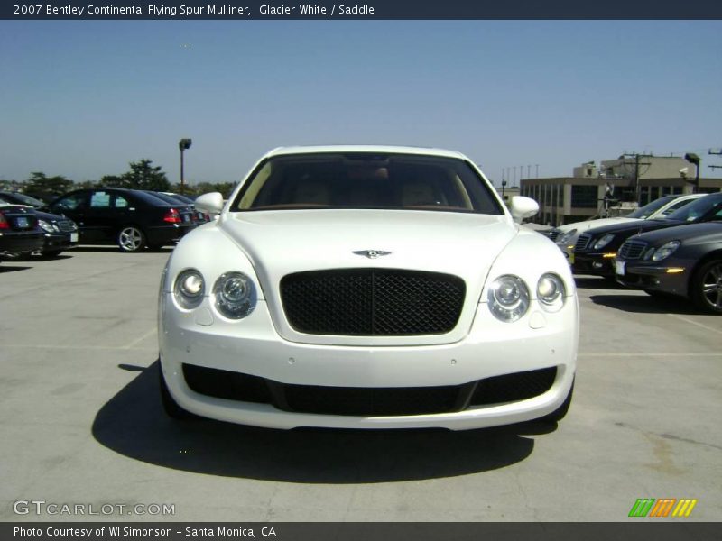 Glacier White / Saddle 2007 Bentley Continental Flying Spur Mulliner